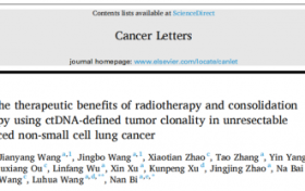 ctDNA评估肿瘤克隆性可预测局晚期NSCLC免疫治疗获益及预后